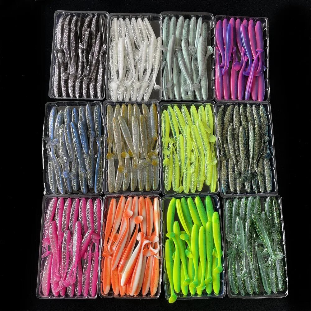TSURINOYA Easy Shiner мягкие приманки для ловли карпа 12 шт. 100mm 4.7g 120pcs