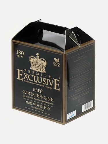 Изображение товара Клей для флизелиновых обоев Exclusive Pro 1 кг, артикул 00012. Надежный состав для ремонта и отделки стен