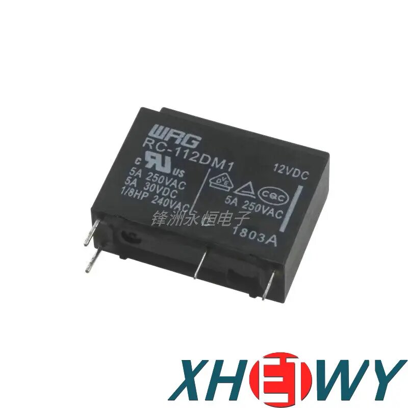 Реле WAG RC-112DM1 12VDC 5A 250VAC