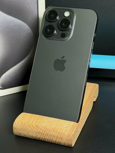 Изображение товара Смартфон Apple iPhone 15 Pro, 128gb, Black Titanium, ZD, nano SIM + eSIM