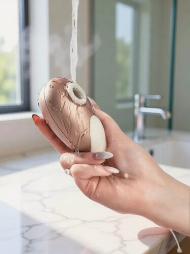 Изображение товара Satisfyer Стимулятор Satisfyer Pro Deluxe Next Generation Special Black Edition, бежевый