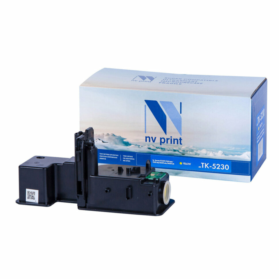 Тонер-картридж NV PRINT (NV-TK-5230Y) для KYOCERA ECOSYS P5021cdn/M5521cdn, желтый, ресурс 2200 стр, 363003