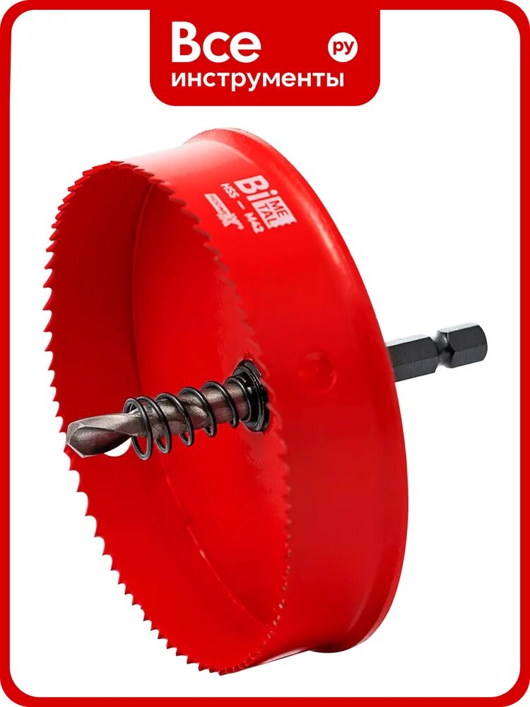 Коронка биметаллическая RODMIX HSS M42, 6/10 TPI, переменный шаг 87х20 мм 33061008720