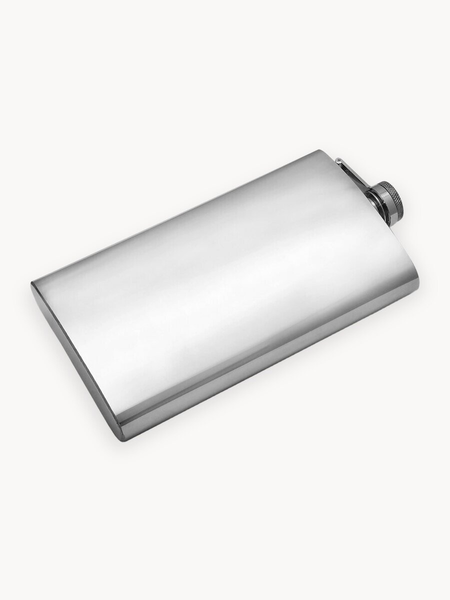 Фляга FL12-1P, 300 мл, нержавеющая сталь, искуственная кожа