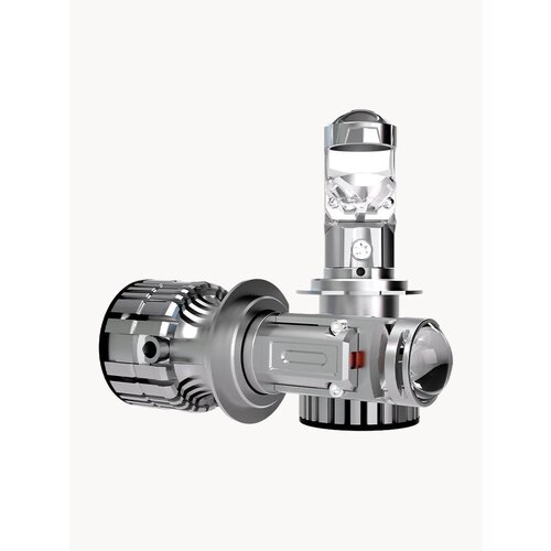 Светодиодные мини-линзы MTF Light MiniLENS H7/H18, 9-16V, 55W, 4000Lm, 6000K (2 линзы)