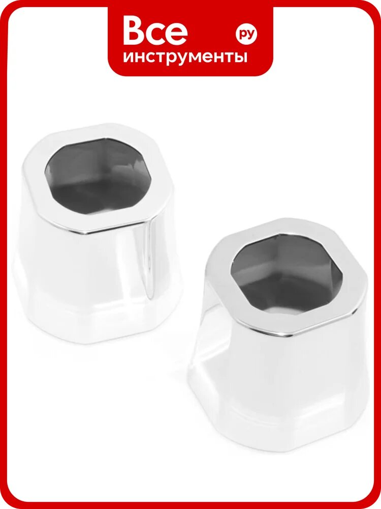 Маски №49S для Bi-LED линз 1.5, хром, компл. 2шт. (под линзу WM49S) MTF Light MK49S