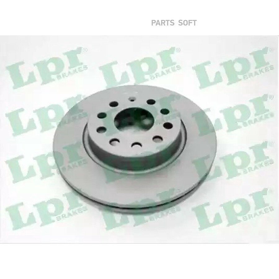 LPR A1001VR Диск тормозной AUDI A3 03-/SKODA OCTAVIA/VW GOLF V/VI/JETTA III передний D 280мм арт. продавца LPRA1001VR