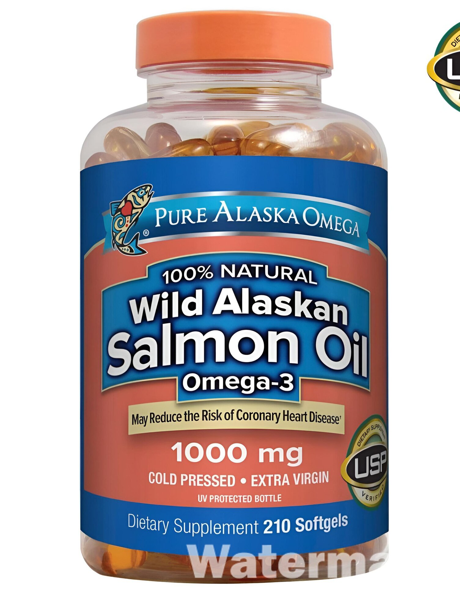 Рыбий жир Pure Alaska Omega-3 1000 мг N210 – Омега-3 из дикого лосося