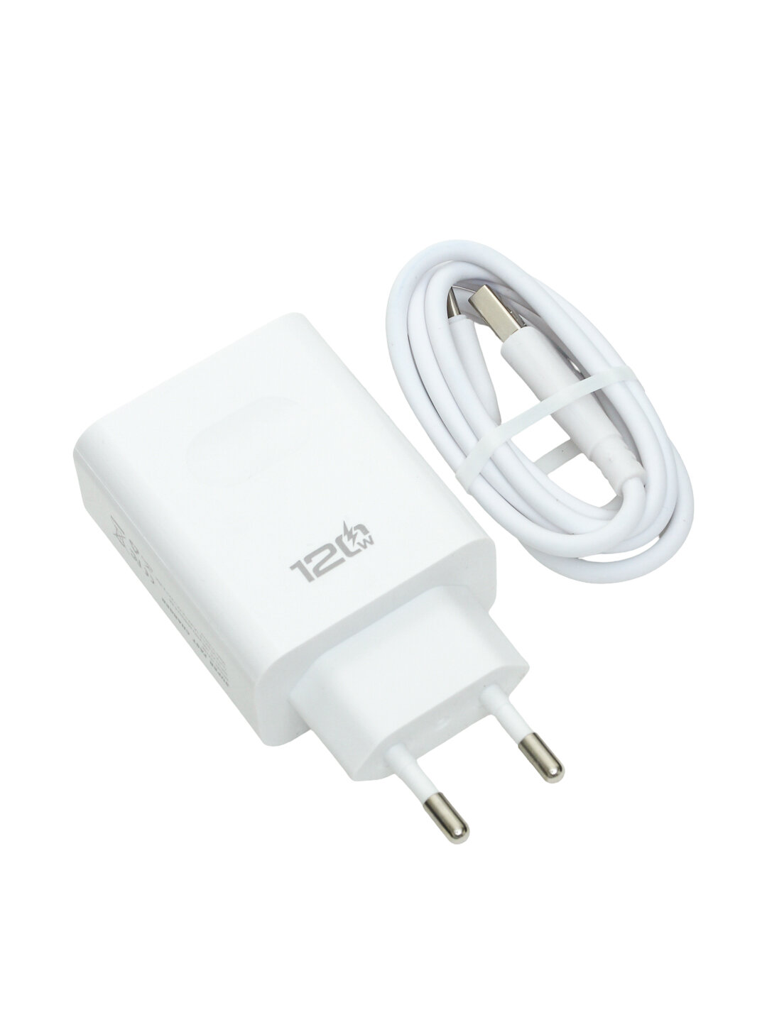 Зарядное устройство, кабель Type-C, с быстрой зарядкой 120 W — фото 1
