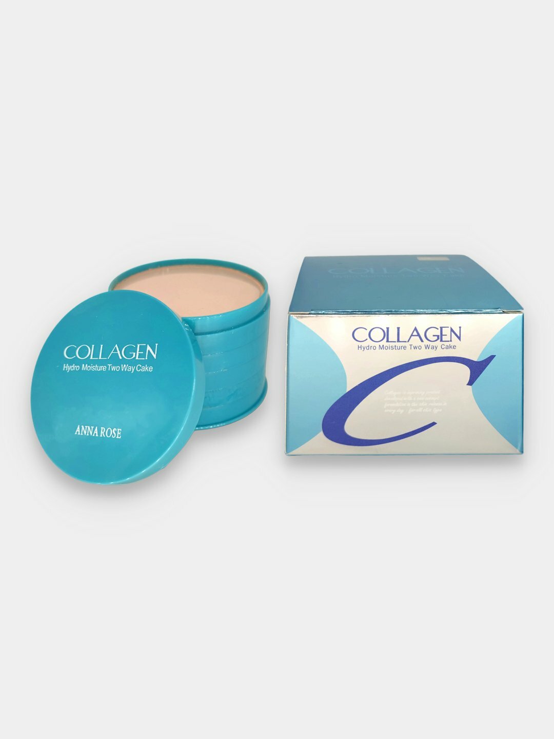 Пудра Collagen Hydro Moisture Two Way Cake Anna Rose 5в1 SPF25+/PA++ №13 — фото 1