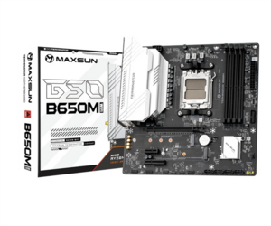 Материнская плата MAXSUN MS-Terminator B650M WIFI6, AM5, B650, 4*DDR5, 4*SATA 3.0, 2*M.2, USB 3.2, USB 2.0, Type-C, 1*PCIE 16, 1*PCIE 4, 1*PCIE 1, HDMI+DP, mATX