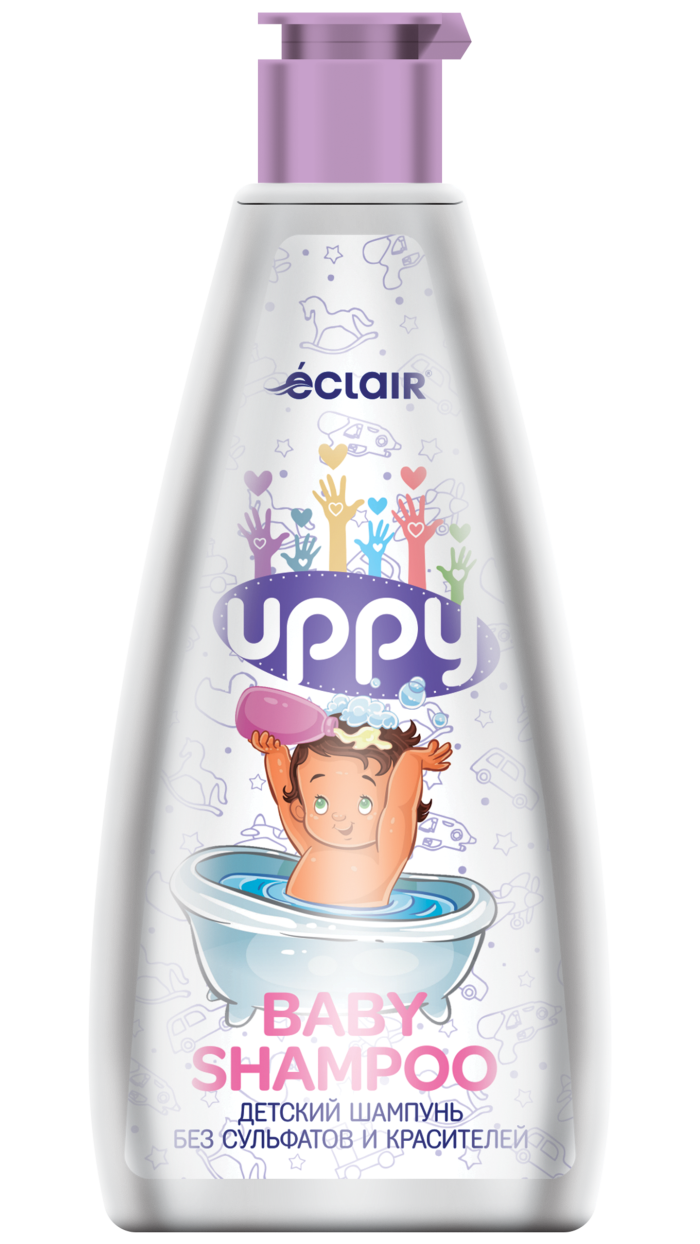Шампунь ECLAIR "Uppy", для детей, без сульфатов, без красителей, 250 мл