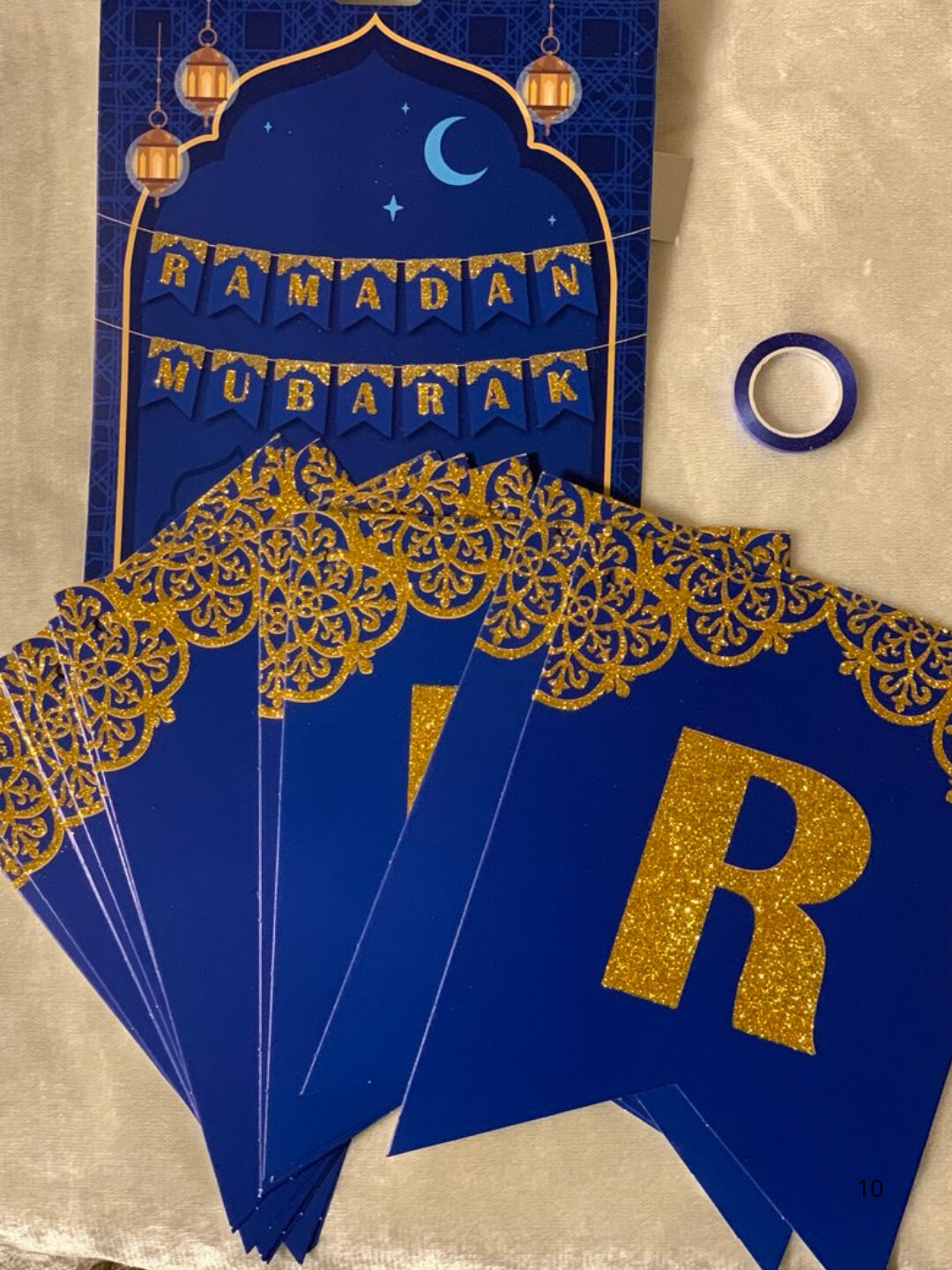 Рамаданские украшения, праздничный декор, набор баннеров Рамадан Мубарак» декор рамадан