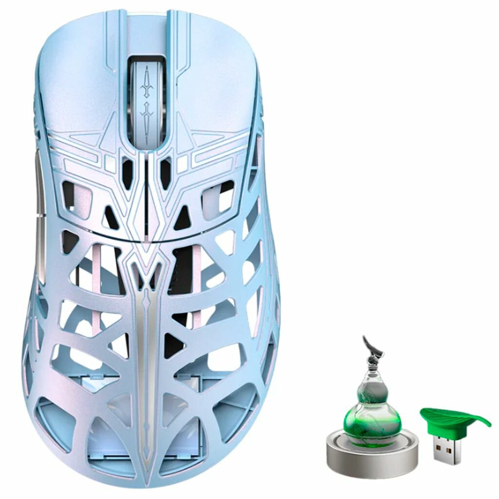 Игровая мышь WLMOUSE Sword X Gaming Mouse Ice Blue Радиоканал