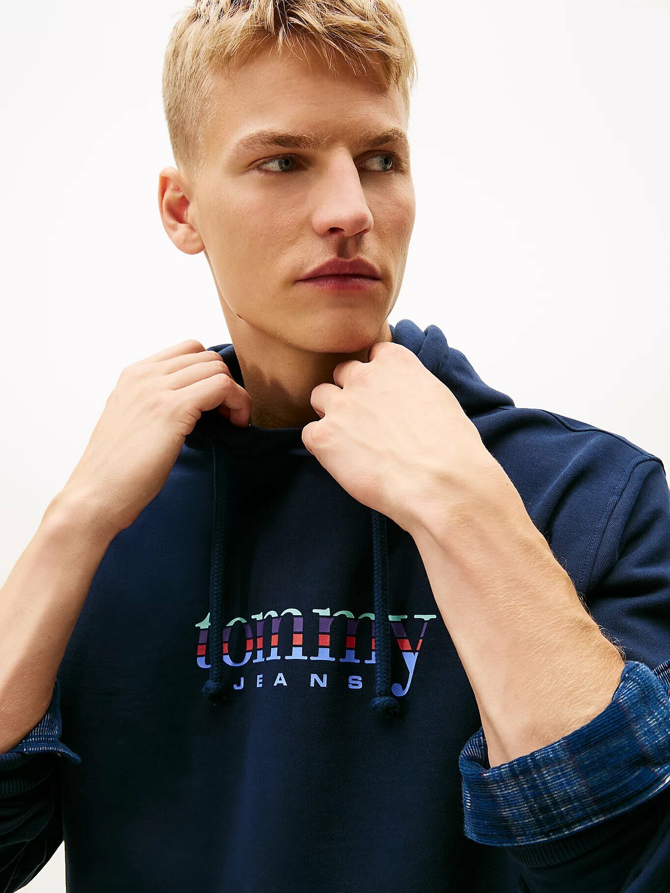 Толстовка Tommy Jeans, размер M, , синий — фото 1