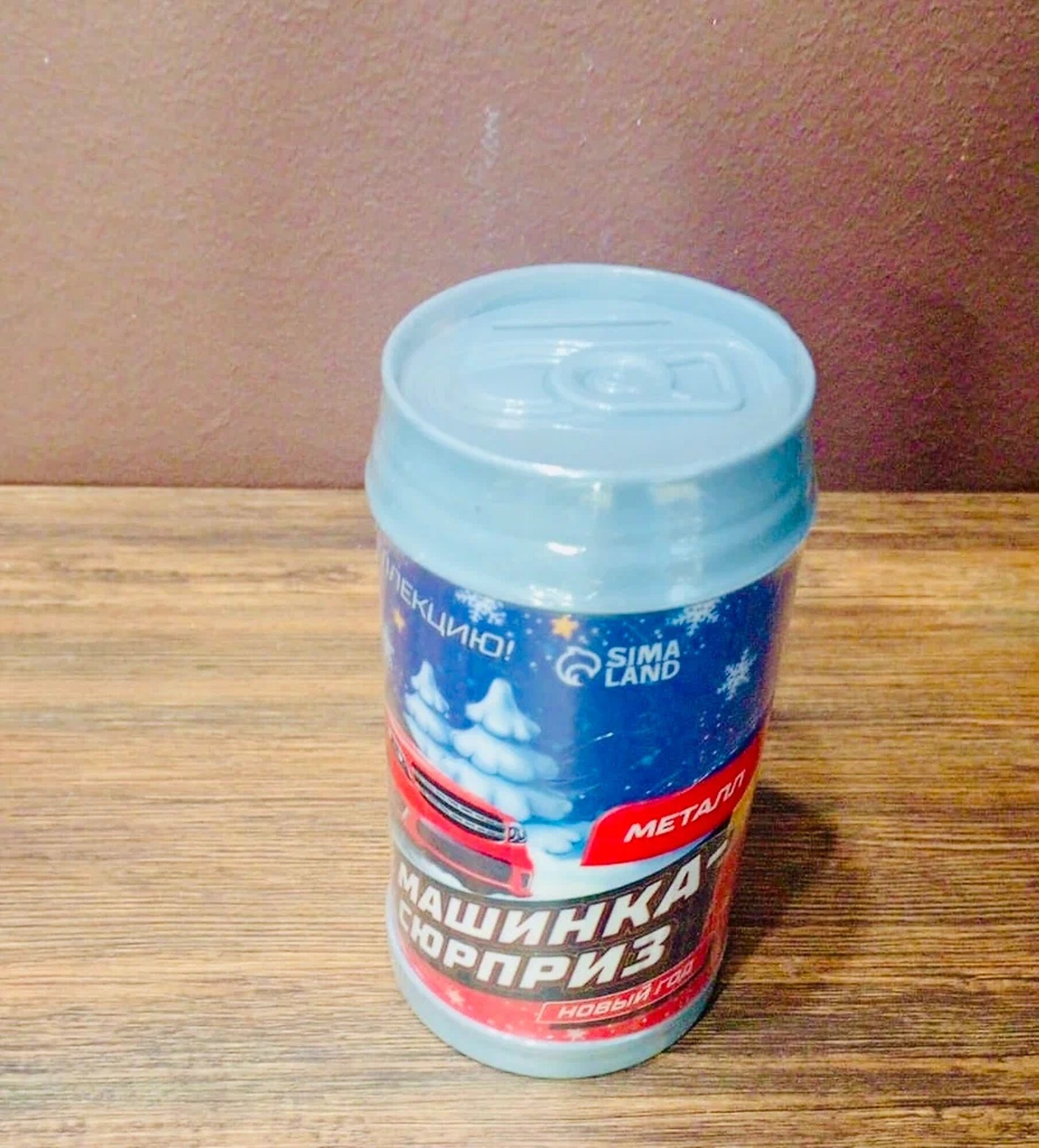 Детская игрушка "Машинка сюрприз в банке", случайный вариант