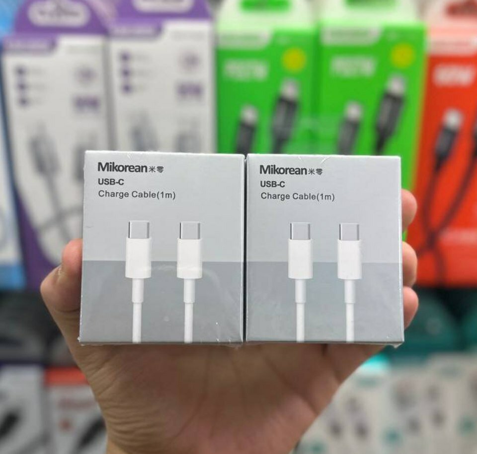 Кабель USB-C Mikorean, 1 м, для зарядки и передачи данных