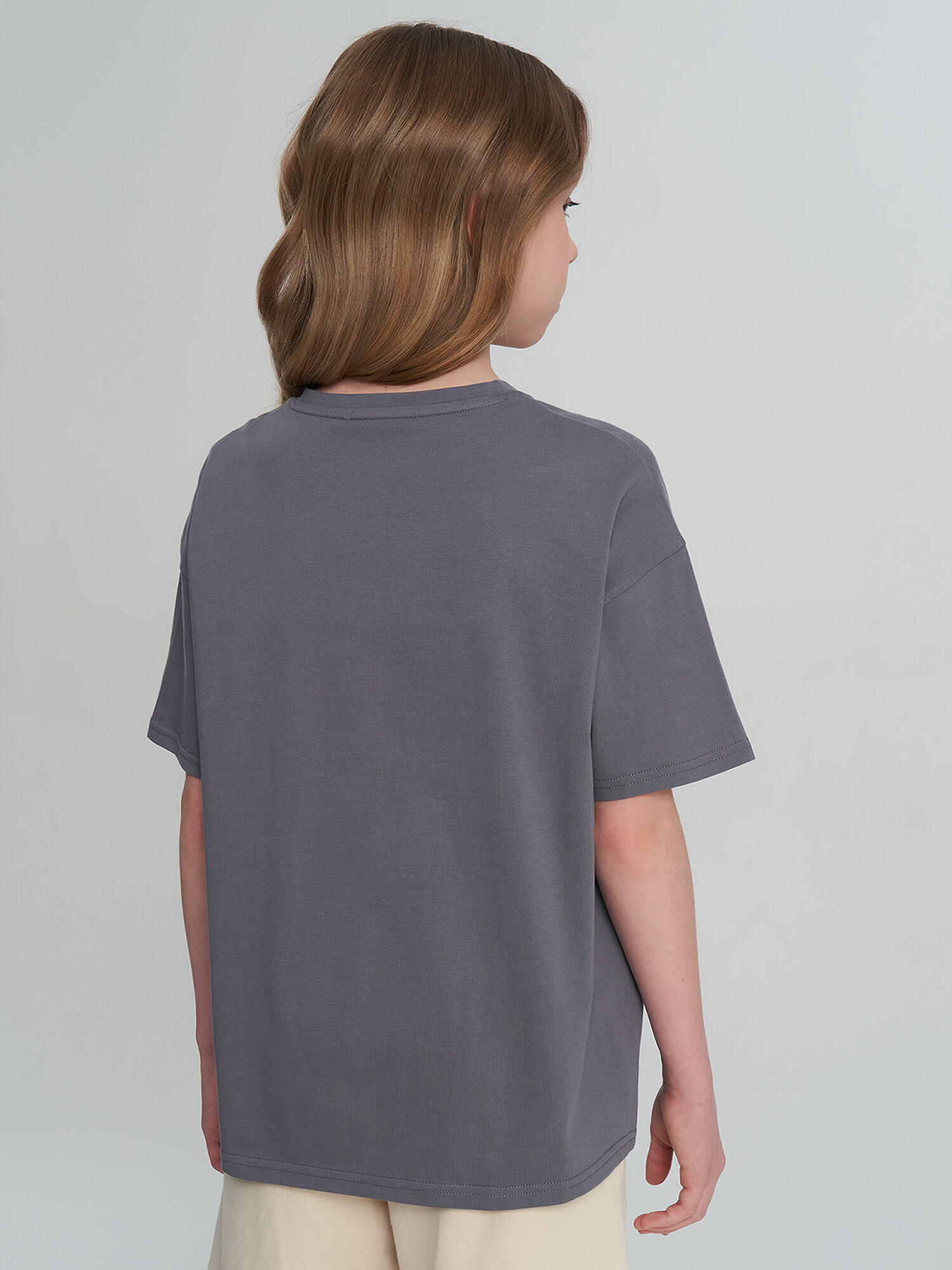 Футболка Demix, размер 146-152, серый — фото 1