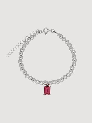 Изображение товара Браслет, кристалл, кристаллы Swarovski, гематит