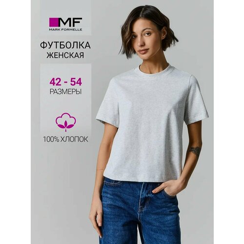 фото Футболка mark formelle для женщин, размер 164/170-104-110, серый