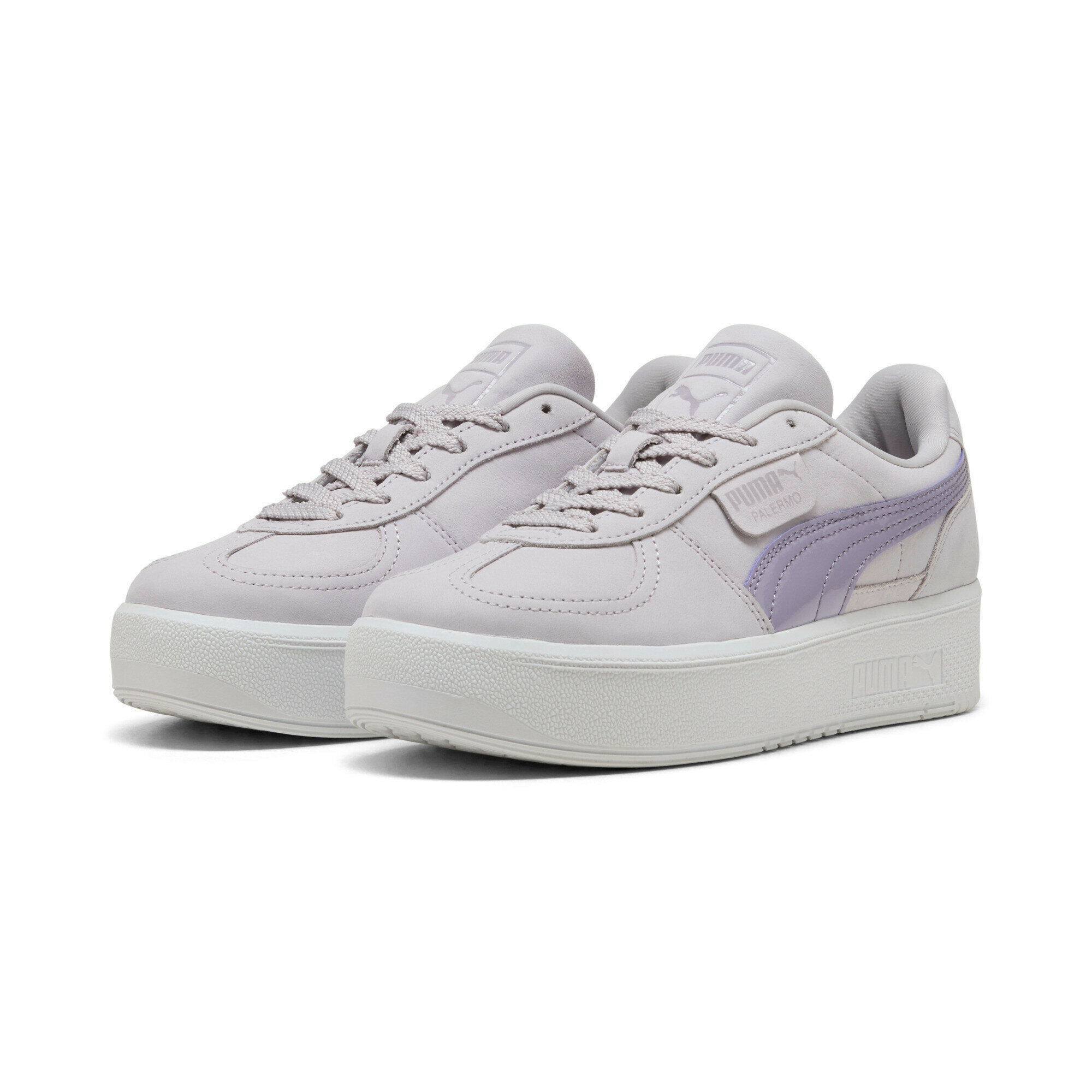 Кеды PUMA Palermo Elevata Glossy Wns, размер 4.5 UK, лавандовый
