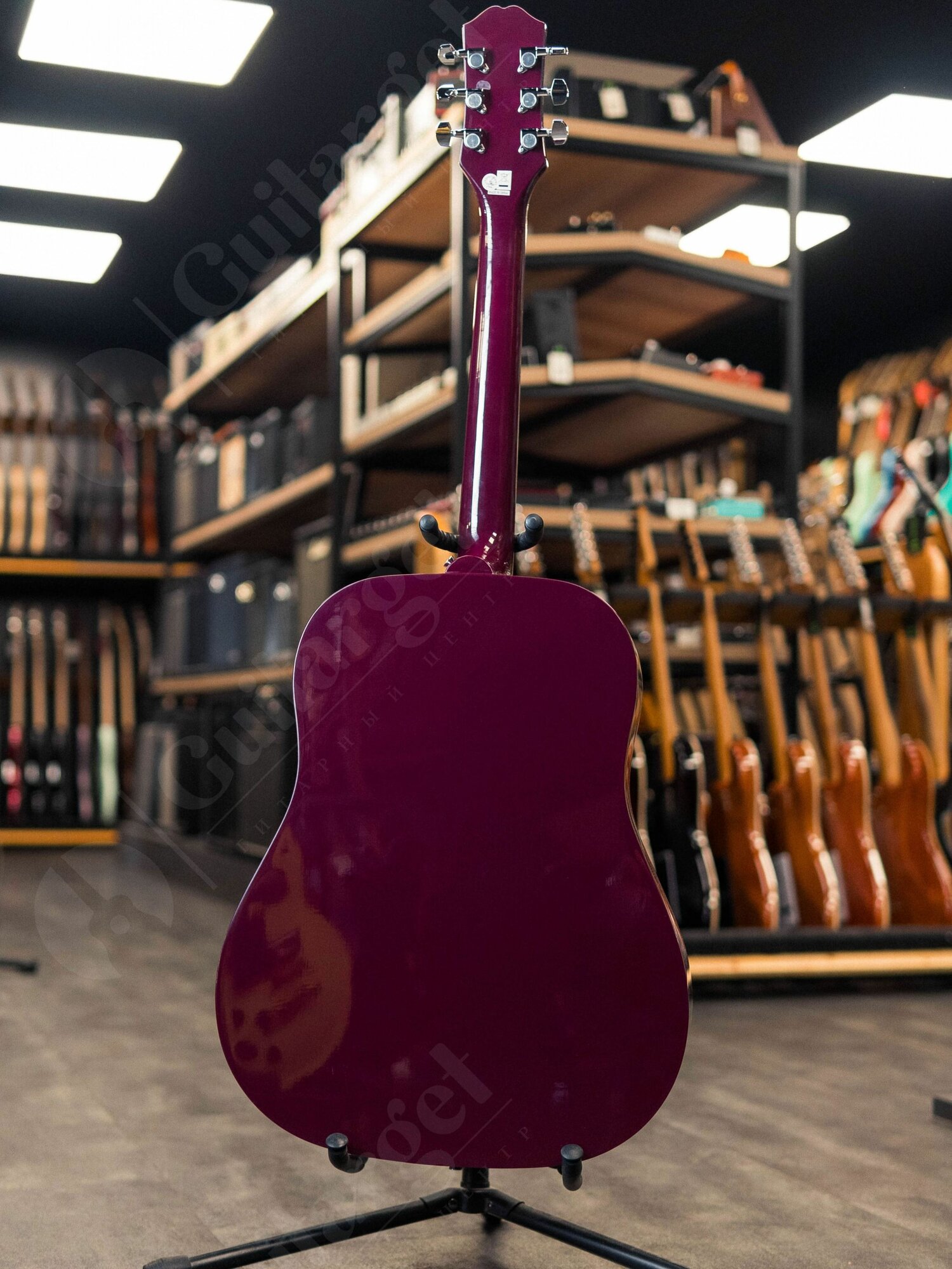 Акустическая гитара Epiphone Starling Hot Pink Pearl — фото 1