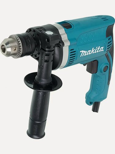 Изображение товара Дрель Makita HP1630K, с кейсом, ударная, 710 Вт, ключевой патрон, до 44 800 уд/мин