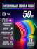 Умная светодиодная лента с Алисой RGB wifi гибкий неон 50 метров, умная лента ян...