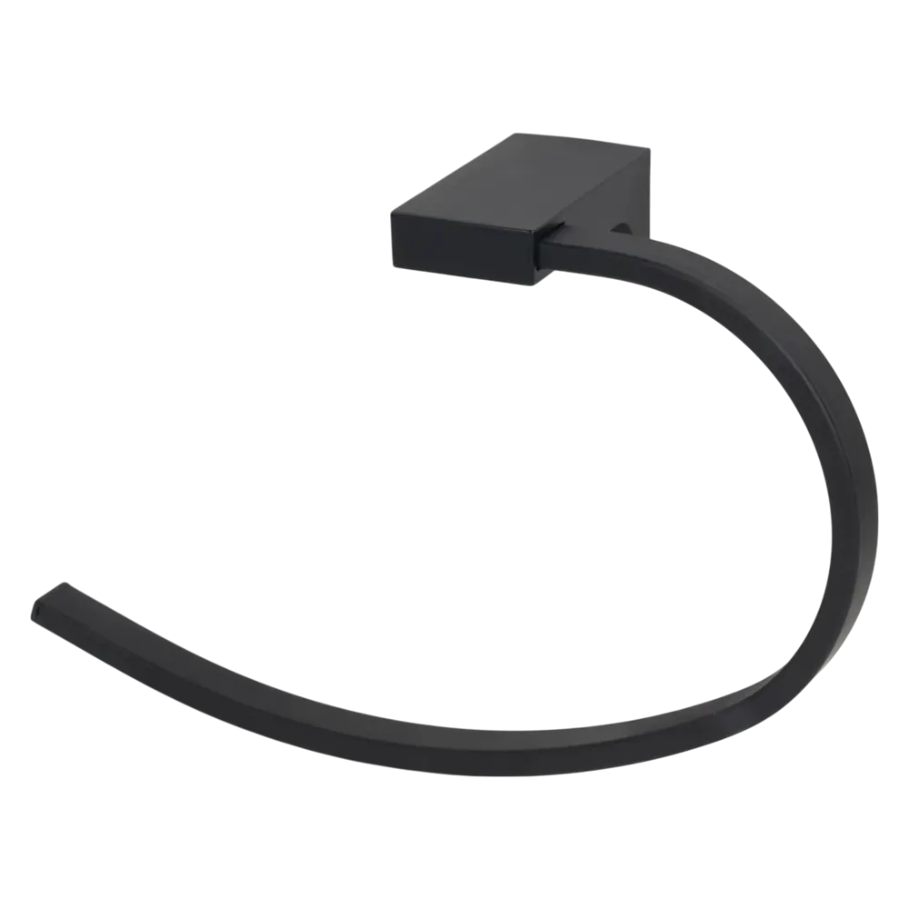Держатель для полотенец Swensa Lucid SWR-5400-07-BLK кольцо цвет черный