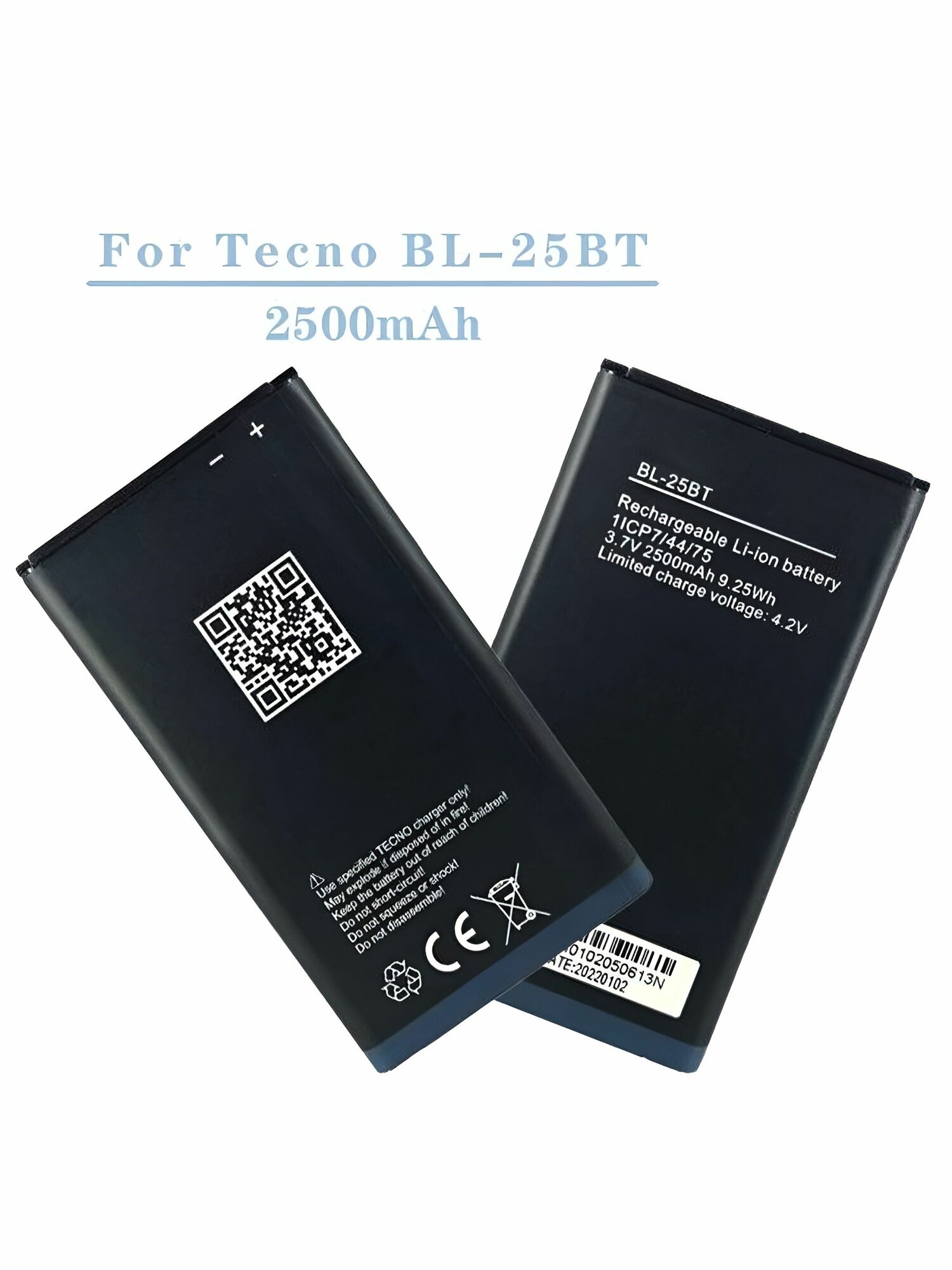 Аккумулятор BL-25BT Tecno T528 и T465