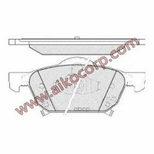Колодки тормозные дисковые Aiko PF8863
