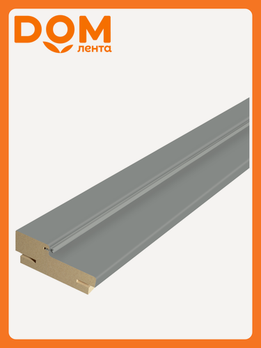 Изображение товара Дверная коробка Galant, МДФ, 74 см x 30 см, серый агат, телескопическая