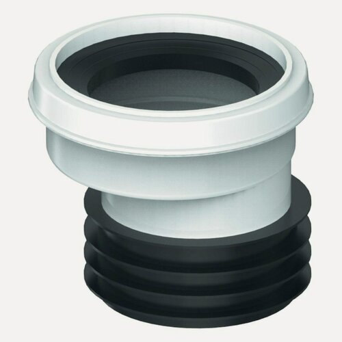 Изображение товара Манжета для унитаза эксцентриковая Unicorn T40 белая. Надежный отвод для инженерной сантехники и канализации.