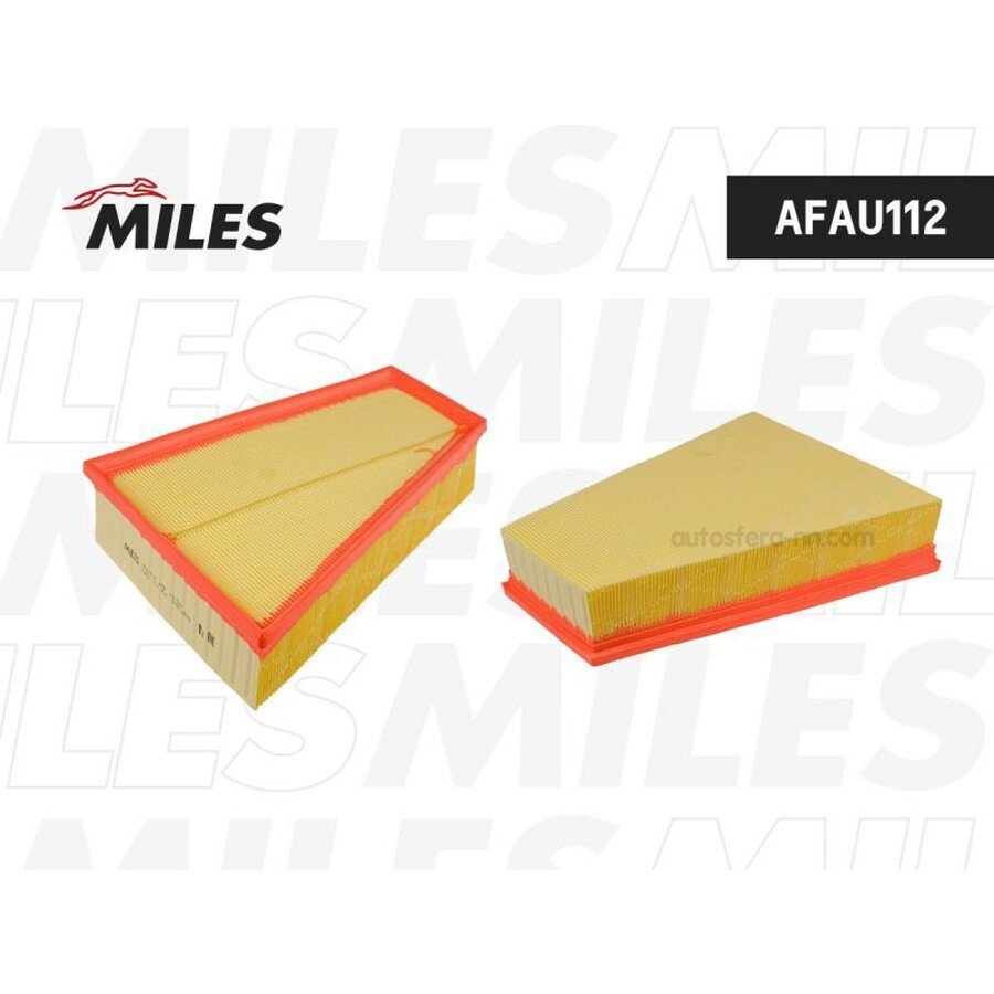 MILES AFAU112 Фильтр воздушный FORD MONDEO/S-MAX/GALAXY/VOLVO S80/V70 1.6-2.3