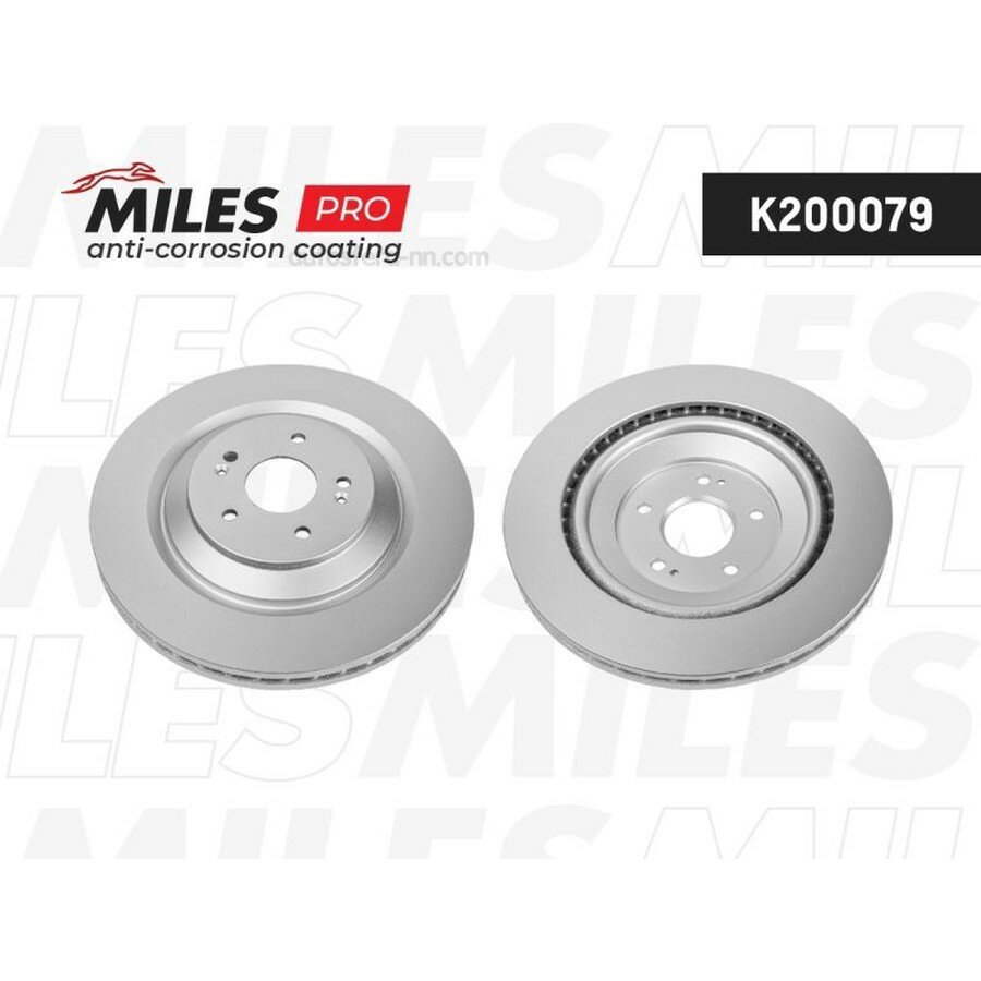 MILES K200079 Диск тормозной JETOUR DASHING 22- пер. вент. D 333мм. (с покрытием) PRO