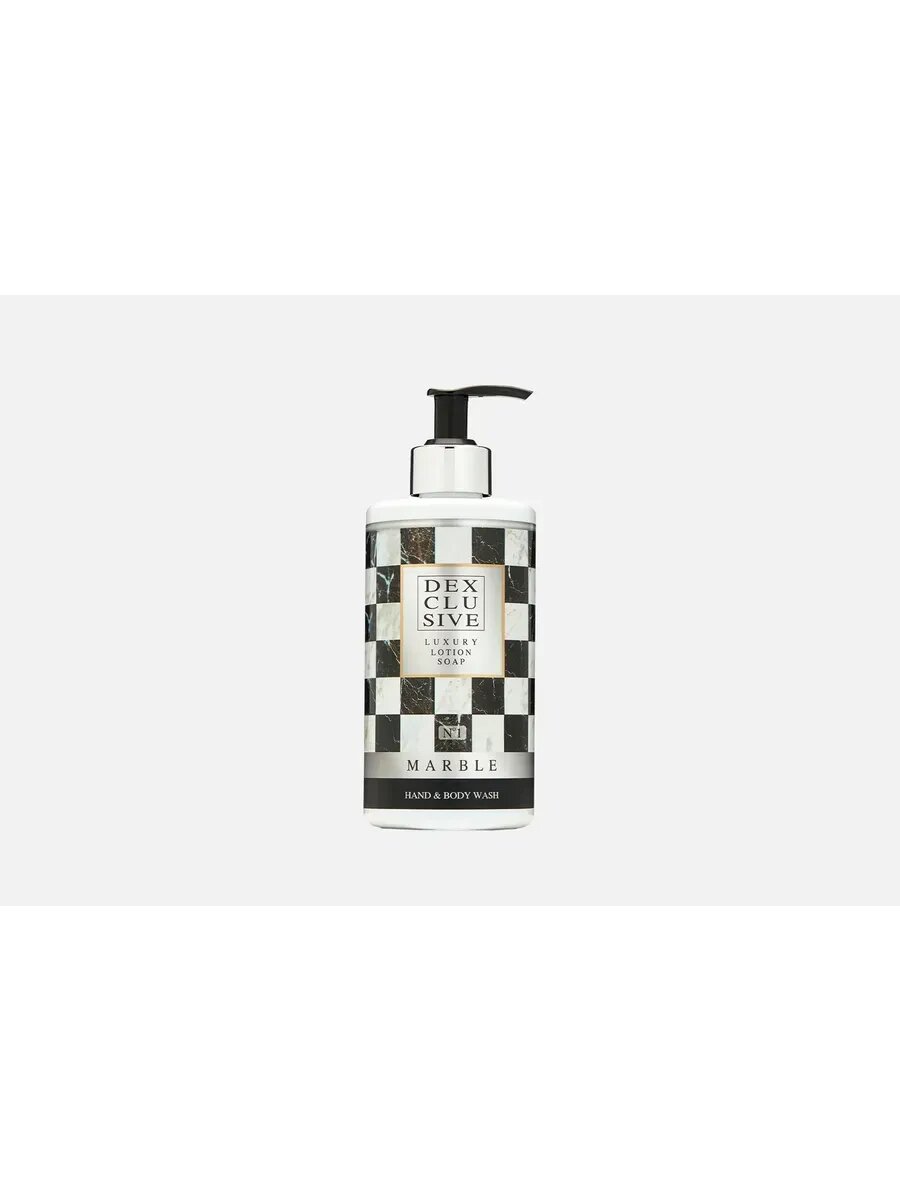 DEXCLUSIVE Luxury lotion soap 2 in 1 Marble №1 Мыло-г 400мл