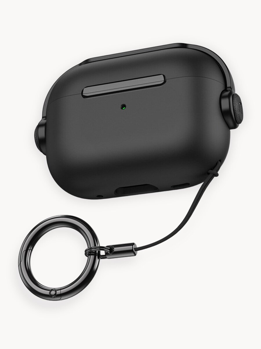 Чехол для наушников Aks-Guard для Apple AirPods 3 Stand черный