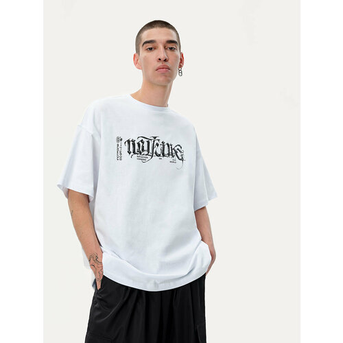 фото Футболка pl storage, размер l, белый, черный