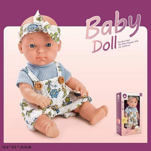 кукла пупс baby doll в коробке для девочек дочки матери 23 см w9t 01a Кукла - пупс BABY DOLL в коробке, 23 см, W9T-05A