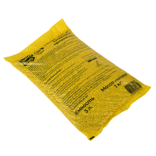 Наполнитель кукурузный универсальный Smile King 2 кг (3 литра)