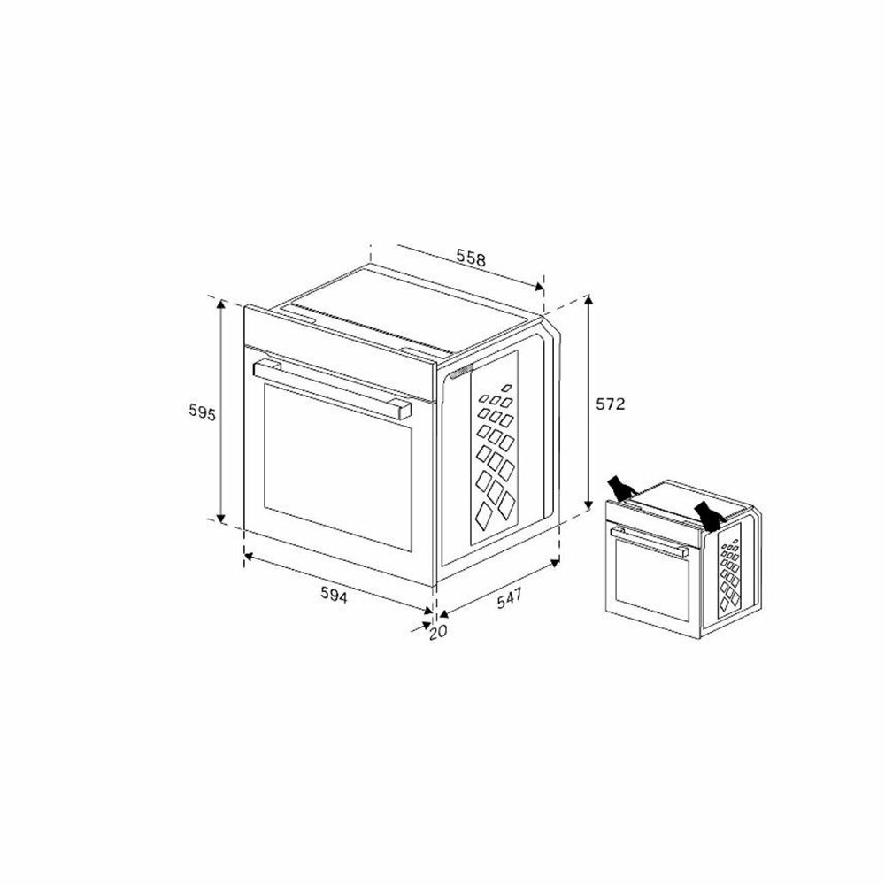 Электрический духовой шкаф Indesit - фото №3