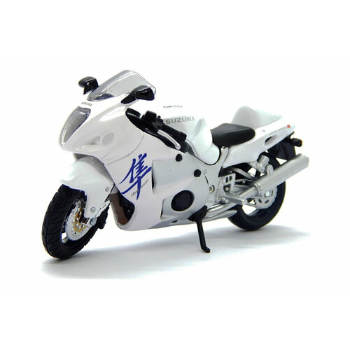 Suzuki gsx 1300R / сузуки гсикс белый (11.9 см) maisto 1 18 suzuki gsx s750 abs moto original authorized simulation alloy motorcycle model toy car collecting birthday present