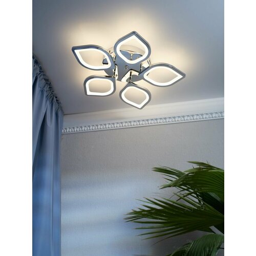 Люстра потолочная светодиодная с пультом