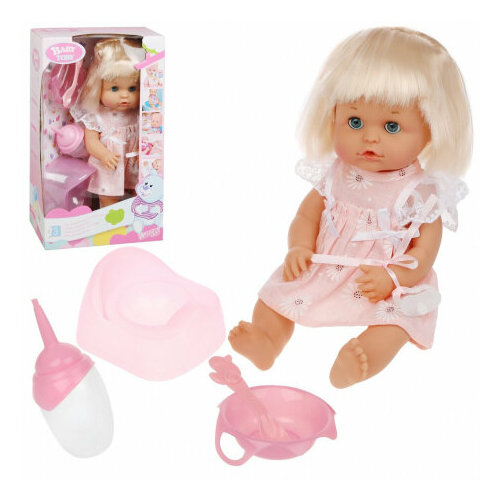 Кукла наша игрушка 319022-9 Маленькая мама 32 см