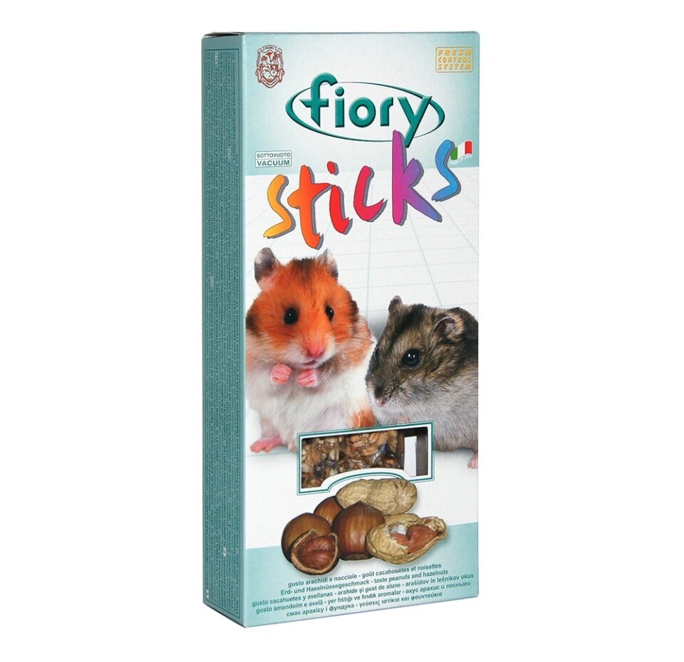 FIORY палочки для хомяков Sticks с орехами 2х50 г - фотография № 12