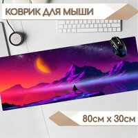 Игровой коврик для мыши 800x300x2 на тканевой основе "Закат"