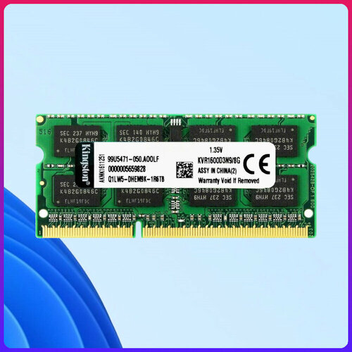 SODIMM DDR3 4GB 1600MHz 1.35V (PC3L-12800) Kingston комплект 5 штук модуль памяти kingston 4gb 1600mhz ddr3l cl11 sodimm 1 35v kvr16ls11 4wp