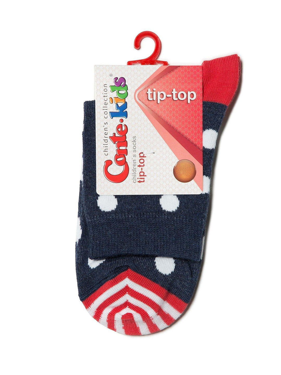 Носки детские классические из хлопка и LYCRA® Conte-kids Tip-Top, размер 20, цвет 274-Тёмно-синий