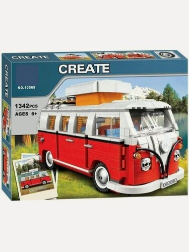 Изображение товара Конструктор 10569 "T1 Camper Van" 1342 деталей