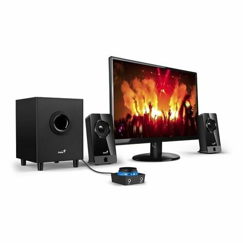 Колонки Genius SW-21 300X 21 черный 31730041400 470400₽